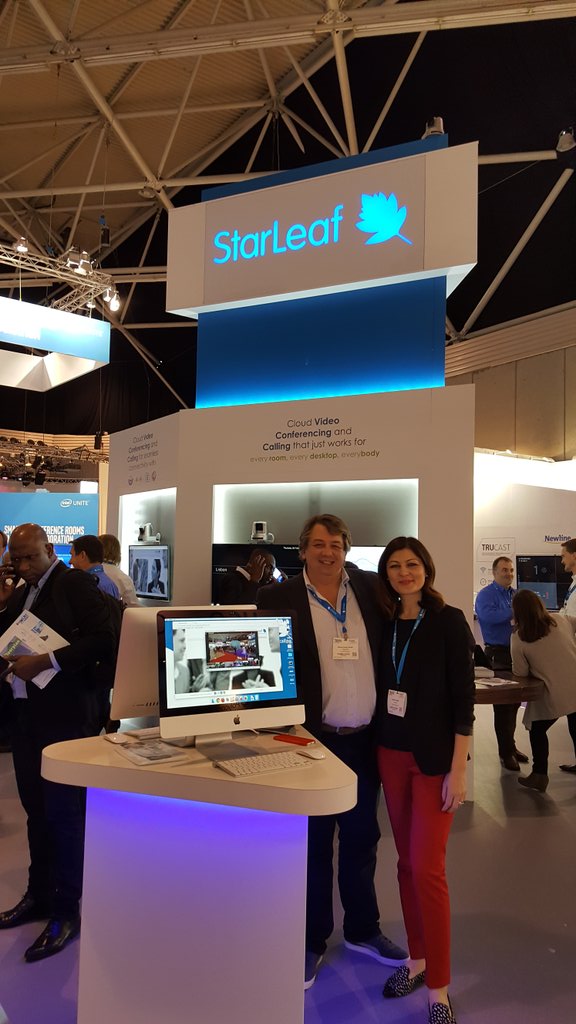 deya_av's tweet photo. @ISE2017 #nextgenucplatform @StarLeafCo Efficacité et interoperabilité #skypeforbusiness #integrationaudiovisuelle #Alsace #strasbourg https://t.co/wxJ6xDKpq8