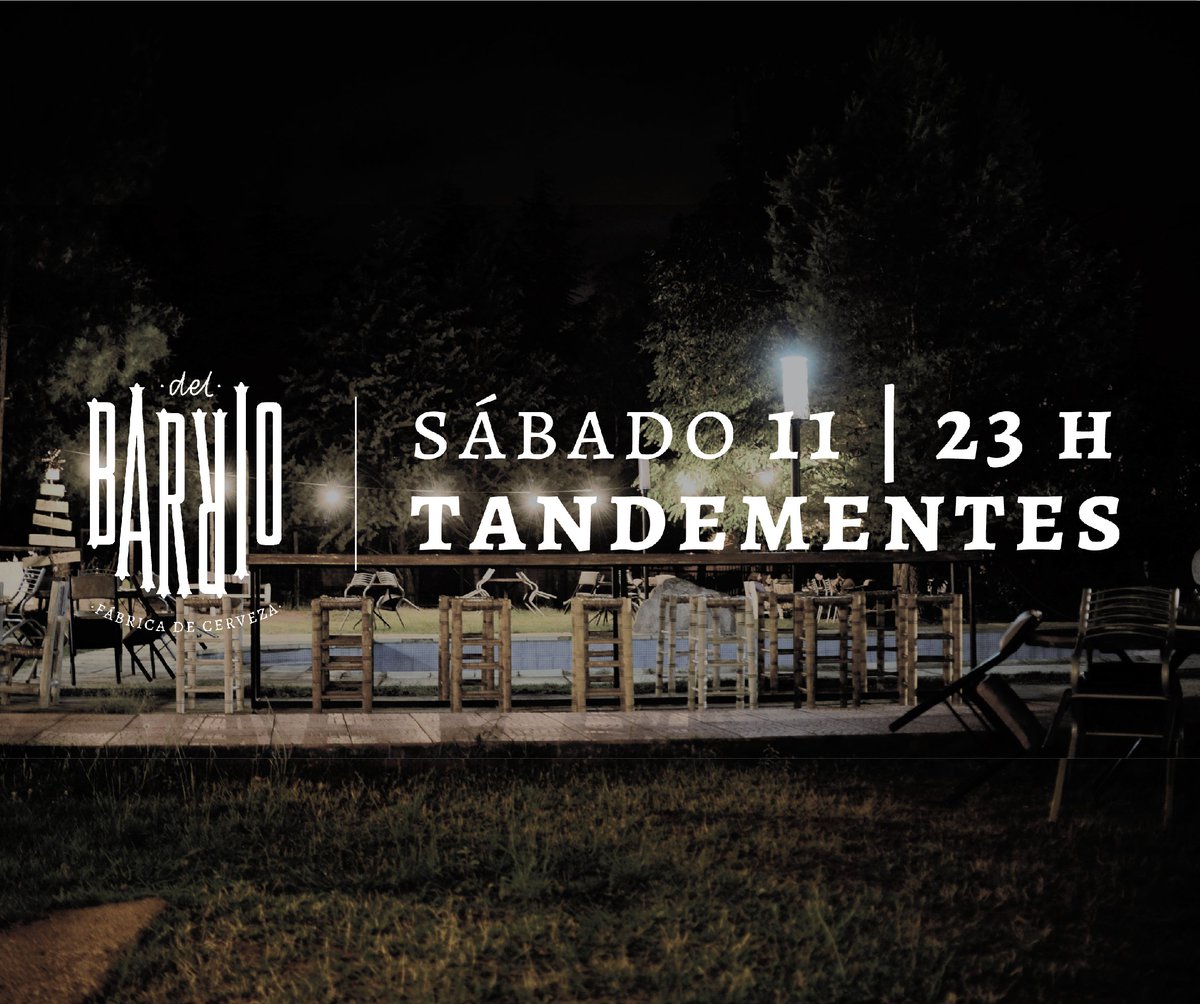 del_Barrio_'s tweet photo. ¡Este sábado nos acompaña #TandementesMúsicasinuosa
https://t.co/2EPwyCj9id 🍻 https://t.co/qQVQ5TESVV