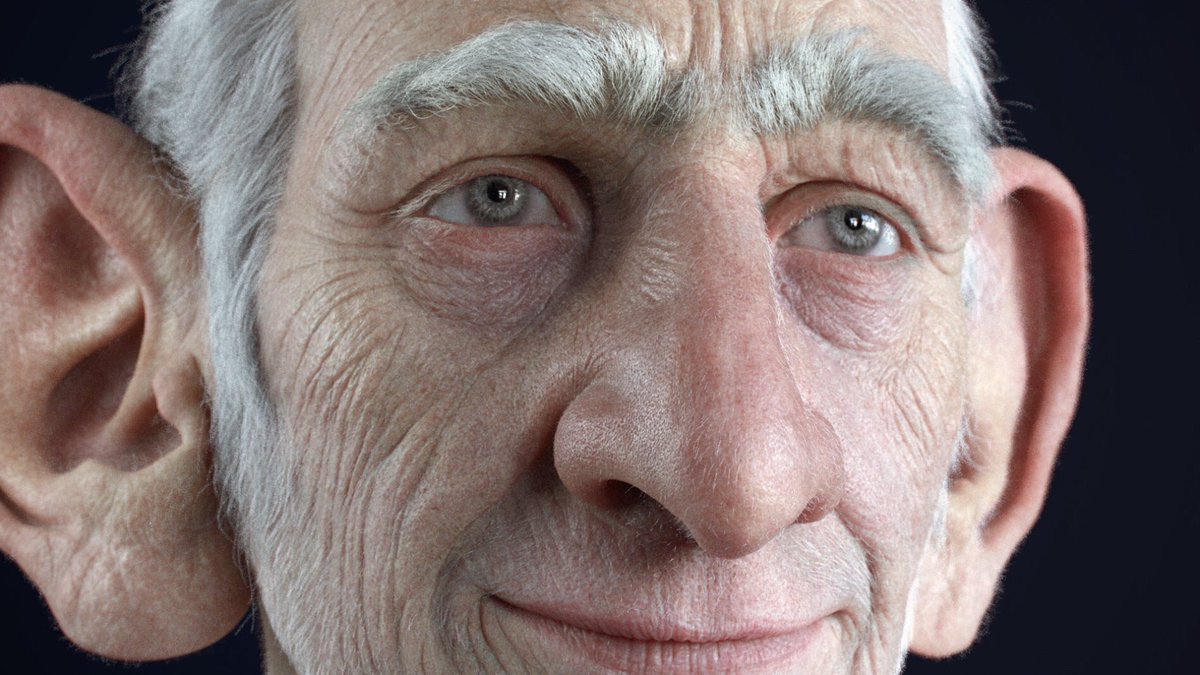 у 3 уши большие