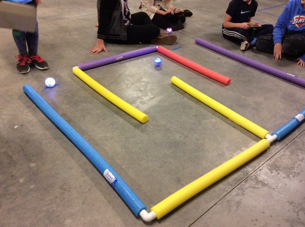 Diane Pierce on Twitter "Great idea of using pool noodles for maze