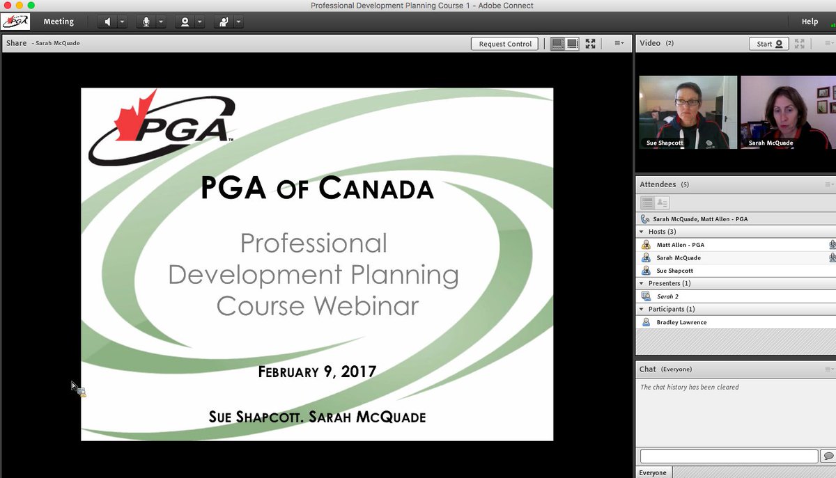 theclg1's tweet photo. Excited to start professional development planning webinar with second cohort of @pgaofcanada golf coaches @etcconsultants @ChangeGolfers https://t.co/I7LyRYDpee