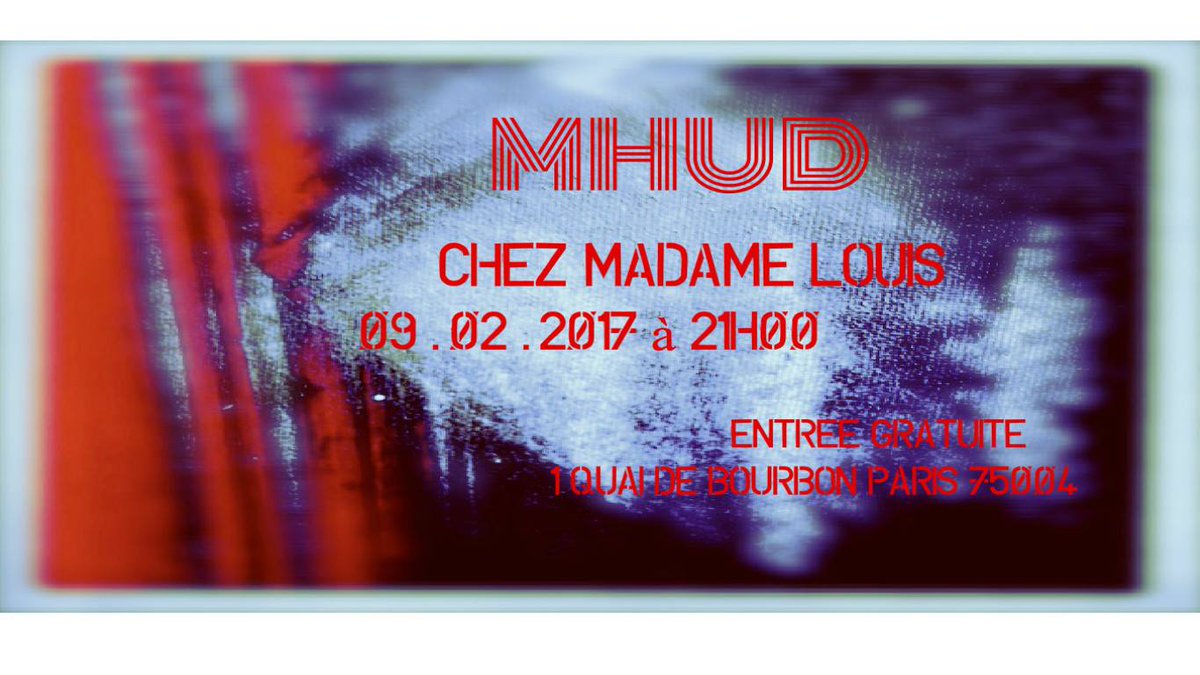 Pas de jam ce soir, mais on accueille #MHUD alias Matthieu Hubrecht pour un concert de rock electro dès 21h > bit.ly/2lt9djz