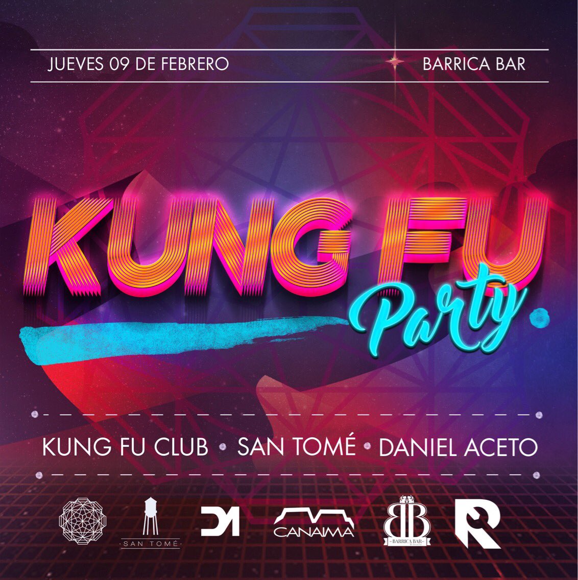 limpiacabezales's tweet image. HEY ¿Do you  #KungFuParty de HOY 9 de Febrero en @BarricaBar ? @loskungfuclub @SanTomeOficial