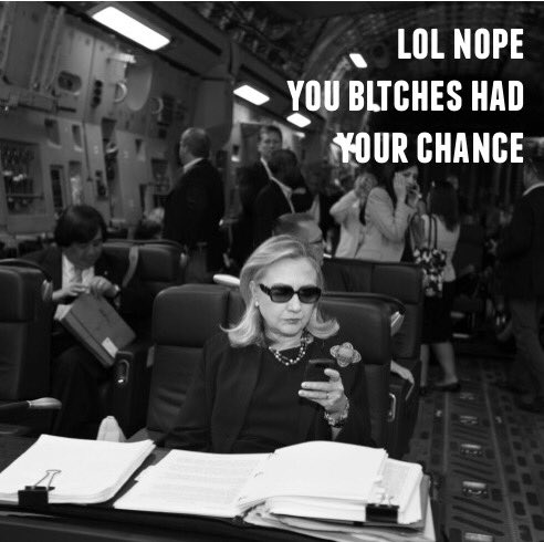 exocognosis's tweet photo. .@IfHillaryHad reminds me of #TextsFromHillary https://t.co/Km2Sf51n9F
