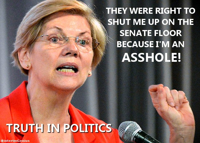 InterimGenius's tweet photo. The Embarrassment From Massachusetts

#GoofyWarren #Pocahontas #ShePersisted #ShutUpLiz https://t.co/A6lSMLKFvp