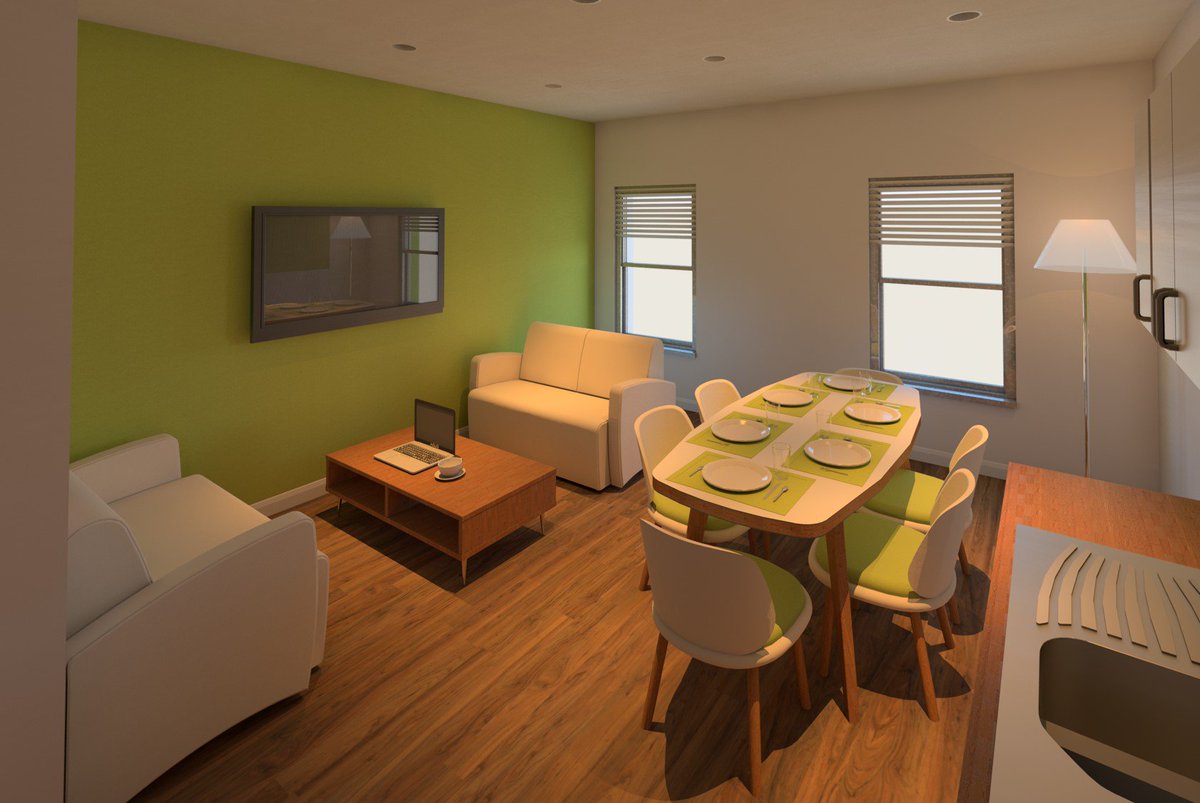 Internal #visuals of new living #accommodation on Osborne road in Jesmond #construction #newcastlehour