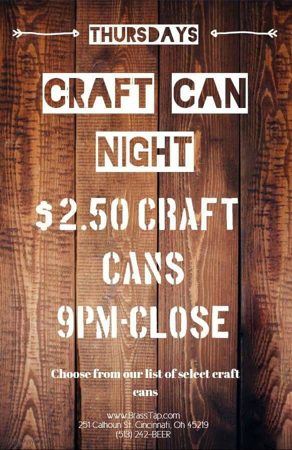 What's easier than enjoying a few $2.50 craft cans on Thirsty Thursday. 

Step 1-Pick Beer
Step 2-Drink Beer
Step 3-Rinse &amp; Repeat