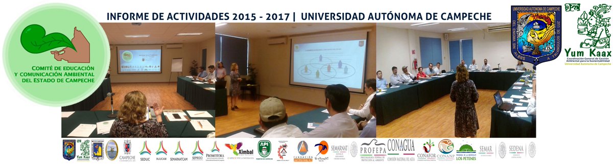 YUUMKAAX_UACAM's tweet photo. La Mtra. @MiriamSahagunAr en representación del Lic. Gerardo Montero Rector de @UACam_Avanza presenta informe de actividades 2015-17 #CECAEC https://t.co/BgWjm56w0Z