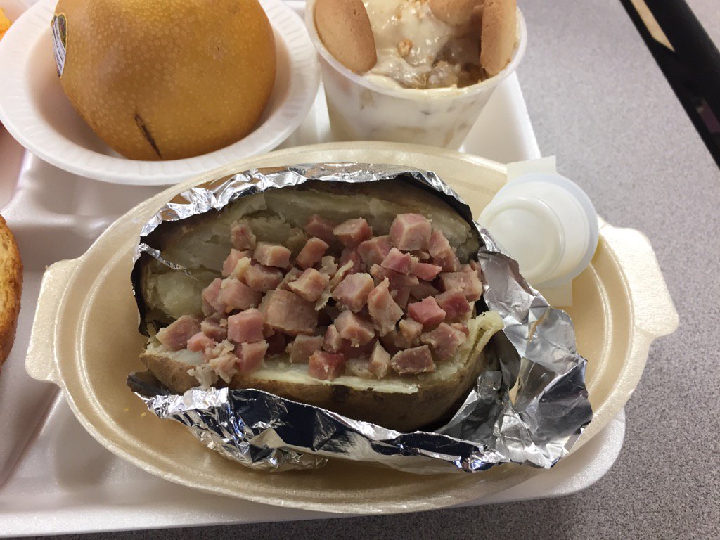 Starkville High's version of a "loaded" baked potato