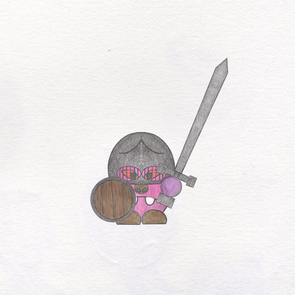 Characterdesign for Paper Fighter game. #indiedev #gamedev #gamedesign #doodleart #doodle