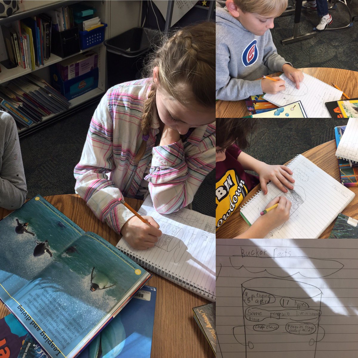 PICELearning's tweet photo. Using the strategy "bucket of facts" to help us read non-fiction. #gwgreats @MrsDrill3rd @MrsTewksbury3rd https://t.co/NqCndA3Sh1