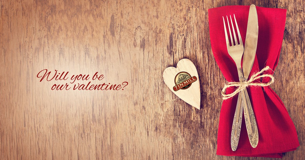 Please note that there will be no #DateNight on Feb. 14th. Delicious #ValentinesDay special menu item instead! tinmill.ca/food/vdaymenu