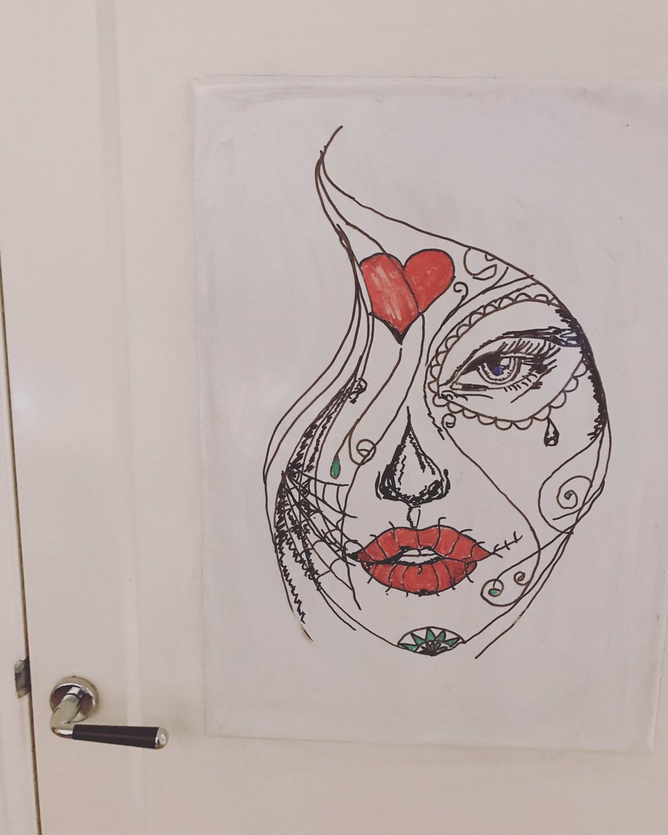 DutchMartin's tweet photo. @lisszs dare to retweet this? :-) 
#Kitchendoordrawing #lovetodothis #whiteboarding #itsecurity https://t.co/V1jayx79VW