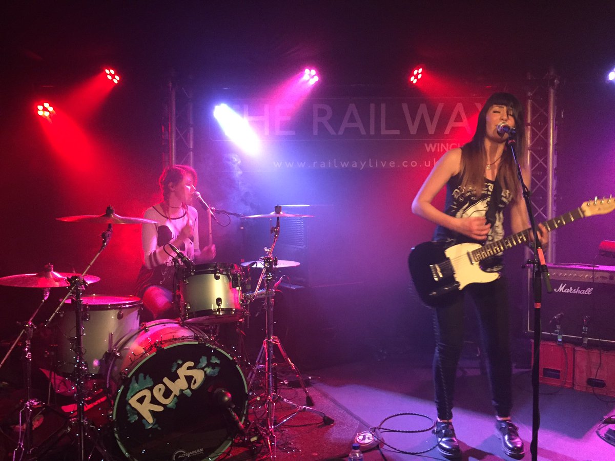 This photo doesn't quite express how awesome <a href="/rewsmusic/">REWS</a> were this evening but it'll do! Thanks for having us - enjoy the rest of the tour :)