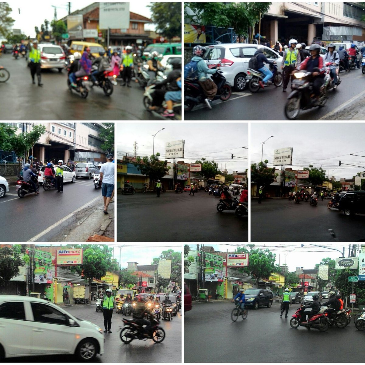 polsekcimahi's tweet photo. Pengaturan arus lalin pagi ini di seputar alun2 Cimahi, pasar atas baru dan perempatan Citeureup cukup ramai dan lancar https://t.co/nO2Ye0dHol
