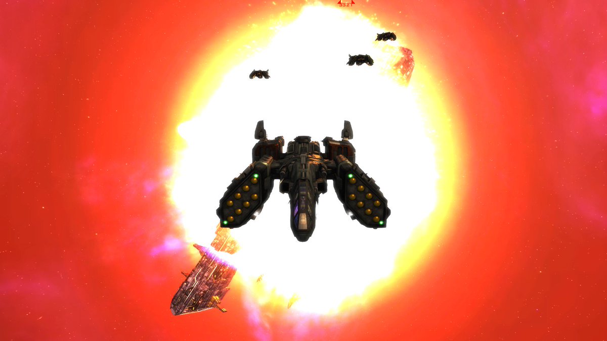 ArchaosTheWise's tweet image. Exploding Orion #Freespace2