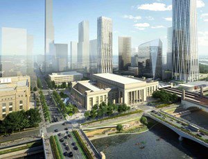 DevMap's tweet image. Wow! Check out this proposed mixed-use development centered around Amtrak's 30th Street Station in #Downtown #Philly devmap.io/developments/a…