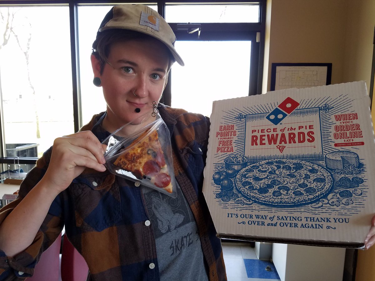bodyartforms's tweet photo. Happy #NationalPizzaDay from Melissa and the rest of the #BAFTeam! #bodyartforms #pizza #dominospizza https://t.co/uNeGNBrJ8y