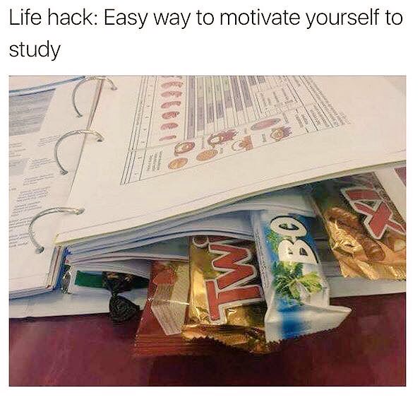 sotoncilex's tweet photo. Here's a top study tip from us! We wonder how many bars we can fit in a @CILExLawSchool manual #StudyIdeas #CILEx #studentlife  #chocolate https://t.co/1NXF72OpDv