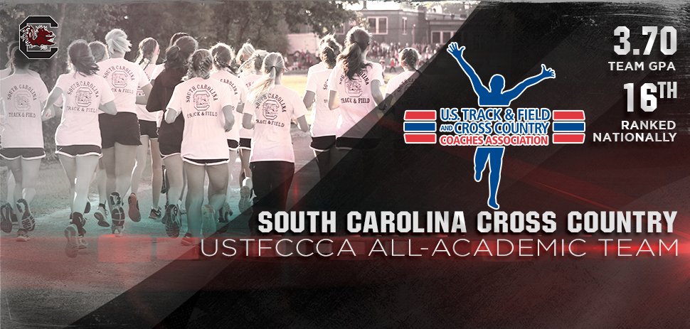 GamecockXC's tweet photo. Congrats to our #Gamecocks, who made the @USTFCCCA All-Academic Team list for the 16th-straight year! https://t.co/PwPIPvBd1U https://t.co/PKeKvC84GK