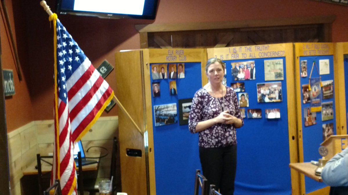 Thanks to Rotarian Nicole Rassmussen who spoke about Three Rivers Community Foundation at today's lunch meeting!