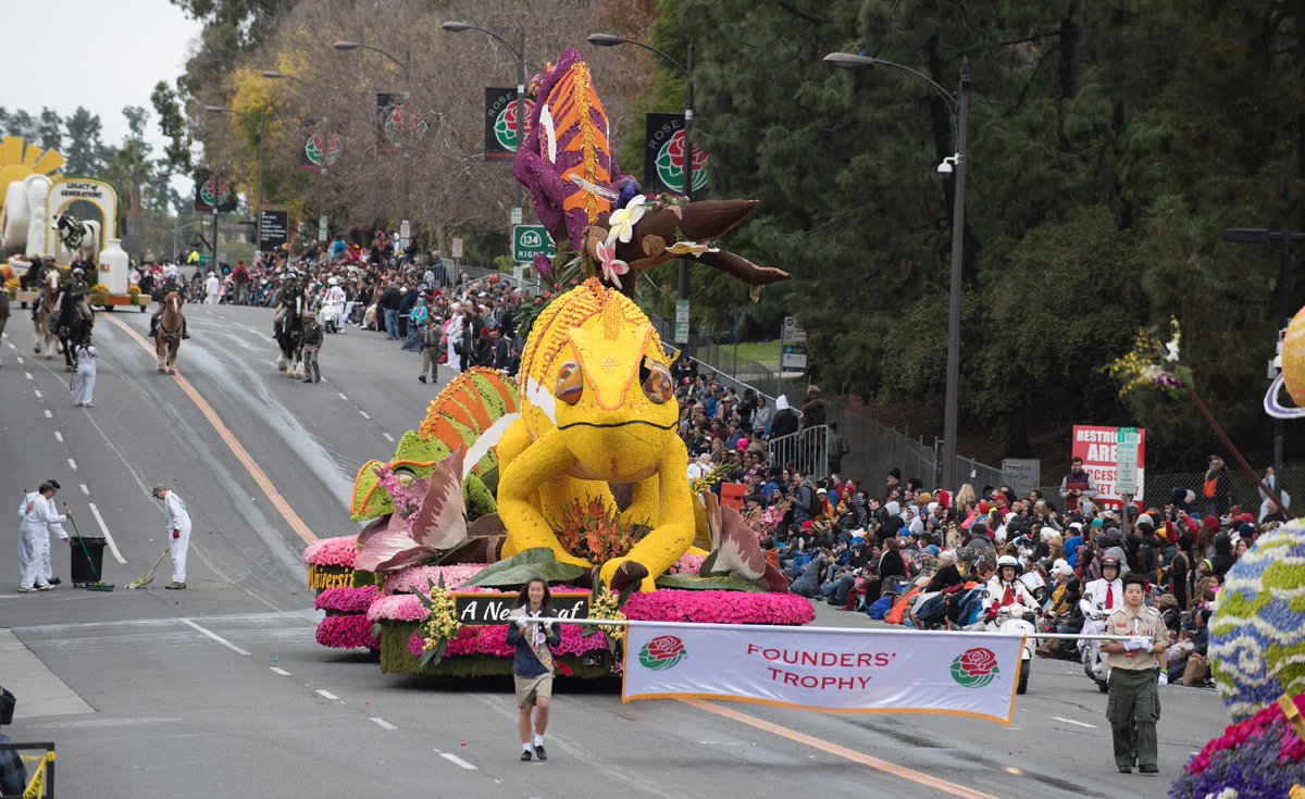 Congratulations to the Cal Poly students honored for their work on our award-winning Rose Float ‘A New Leaf' bit.ly/2lp7bVQ
