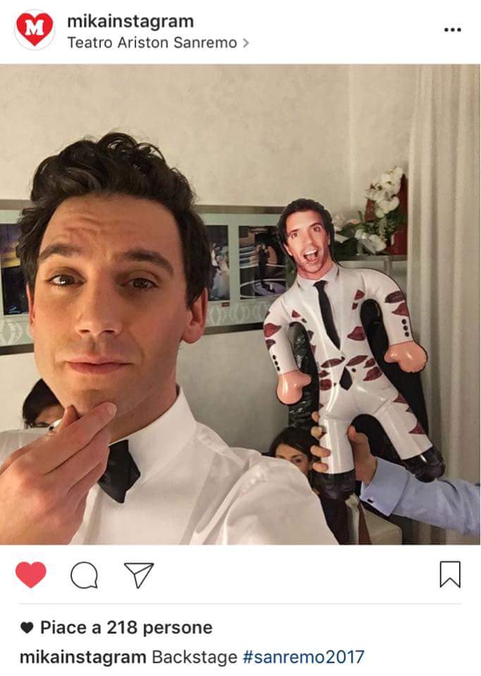 Non ci siamo dimenticati di te #MIKA #sanremo2017 #sanremika <a href="/mikasounds/">MIKA</a> <a href="/SanremoRai/">Festival di Sanremo</a> @SanremoFest