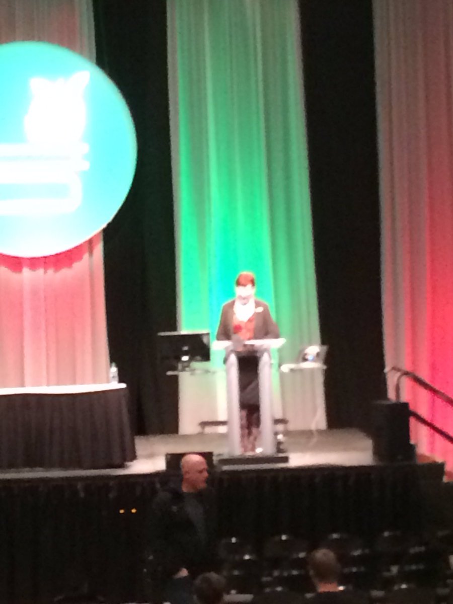 JapaneseTeacher's tweet image. Whoa!! @MRybotycki is in the house at #NCTCA2017!  Go Myra!