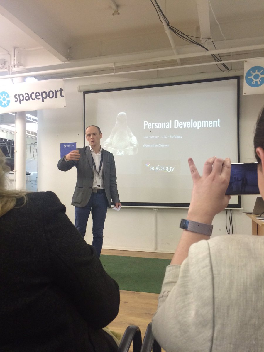 Justine1987's tweet photo. "GRIT trumps talent every time" Great talk on Personal Development by CTO of Sofology @JonathanCleaver #WITnorthUK @WITnorthuk #startuplife https://t.co/o7PlZsxssx