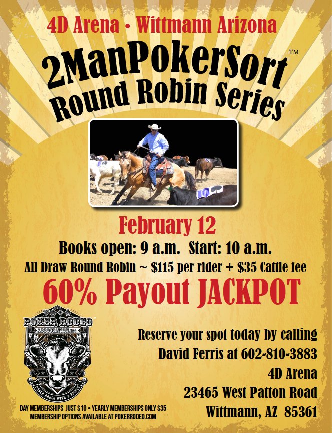 PokerRodeo's tweet photo. Coming up this weekend! https://t.co/34Ct91bI5Y