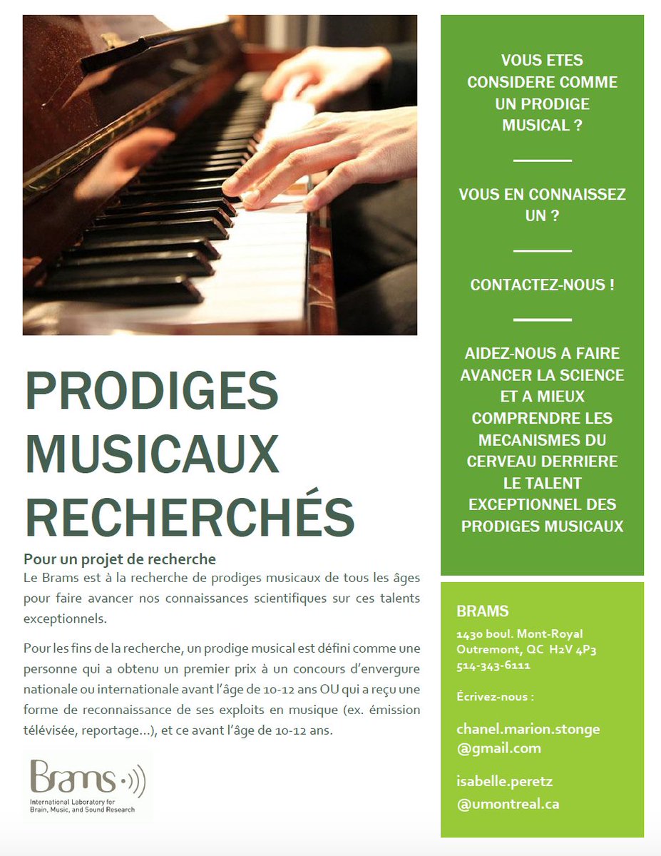 BRAMS_Montreal's tweet photo. We are actively looking for musical prodigies. Please retweet! https://t.co/m7Y1xHgG3m