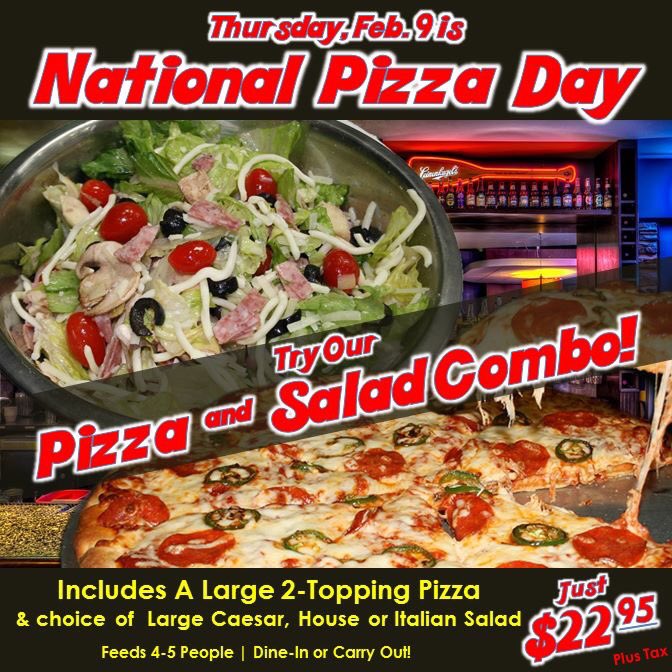 Celebrate #NationalPizzaDay #618