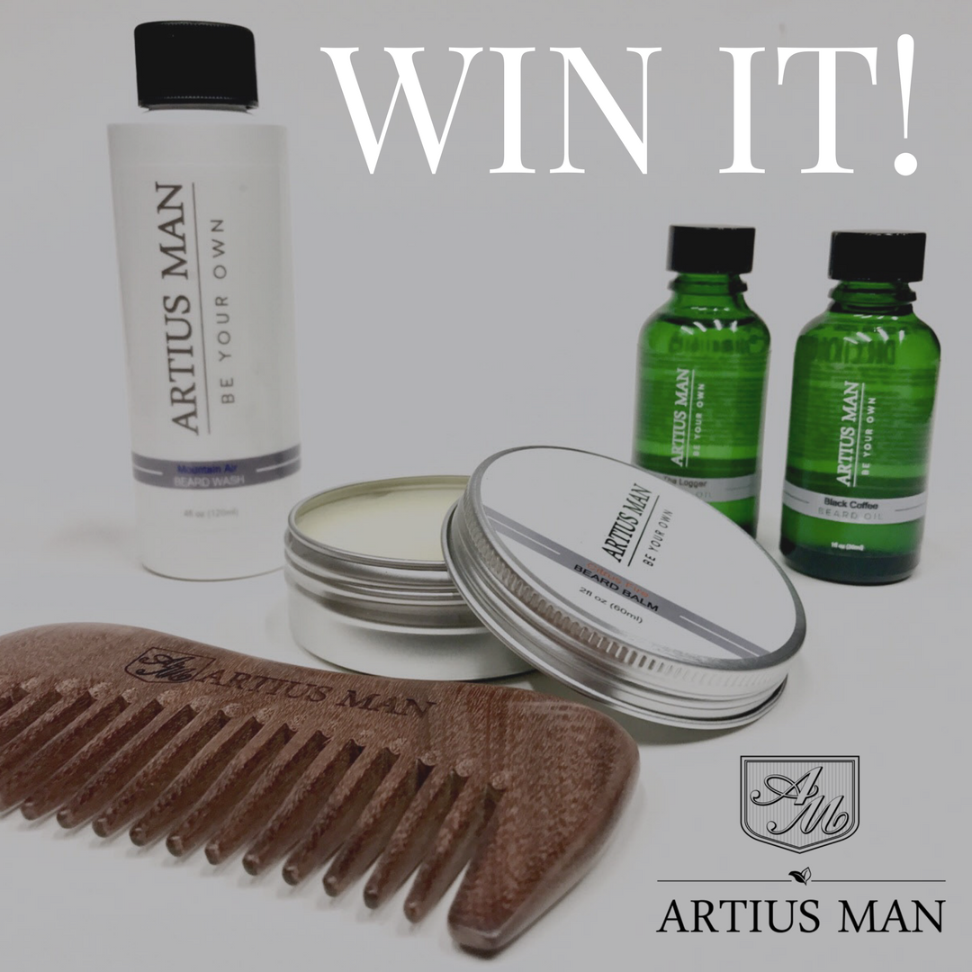 artiusman's tweet photo. We are giving away 2 of these awesome beard care kits to 2 lucky winners! Winners announced Feb. 28th! Check it out https://t.co/IEC2Ef4ZLY https://t.co/YsyY5Ub6hL