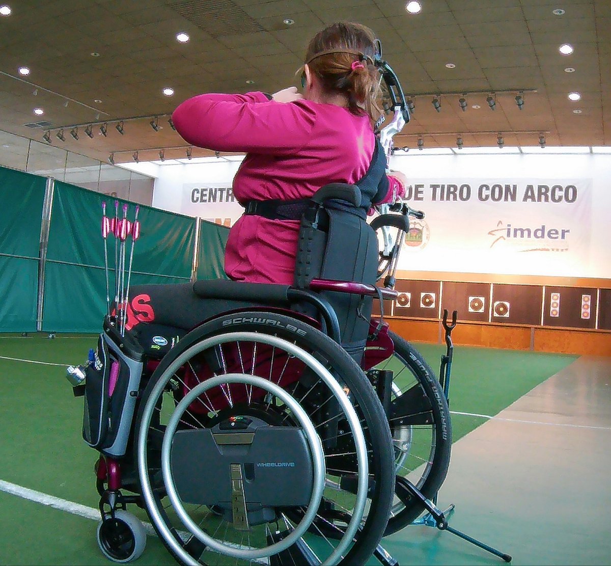 lili_oliveros's tweet image. Ya hace 1 semana que estrené mi silla @Quickiewheels entrenando. Cada día más cómoda con ella y con el sistema #WheelDrive!