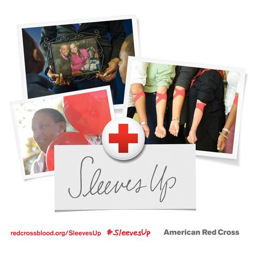 Host a Red Cross #SleevesUp virtual blood drive to honor friends &amp; family! Invite others to join your campaign: rcblood.org/sleevesup