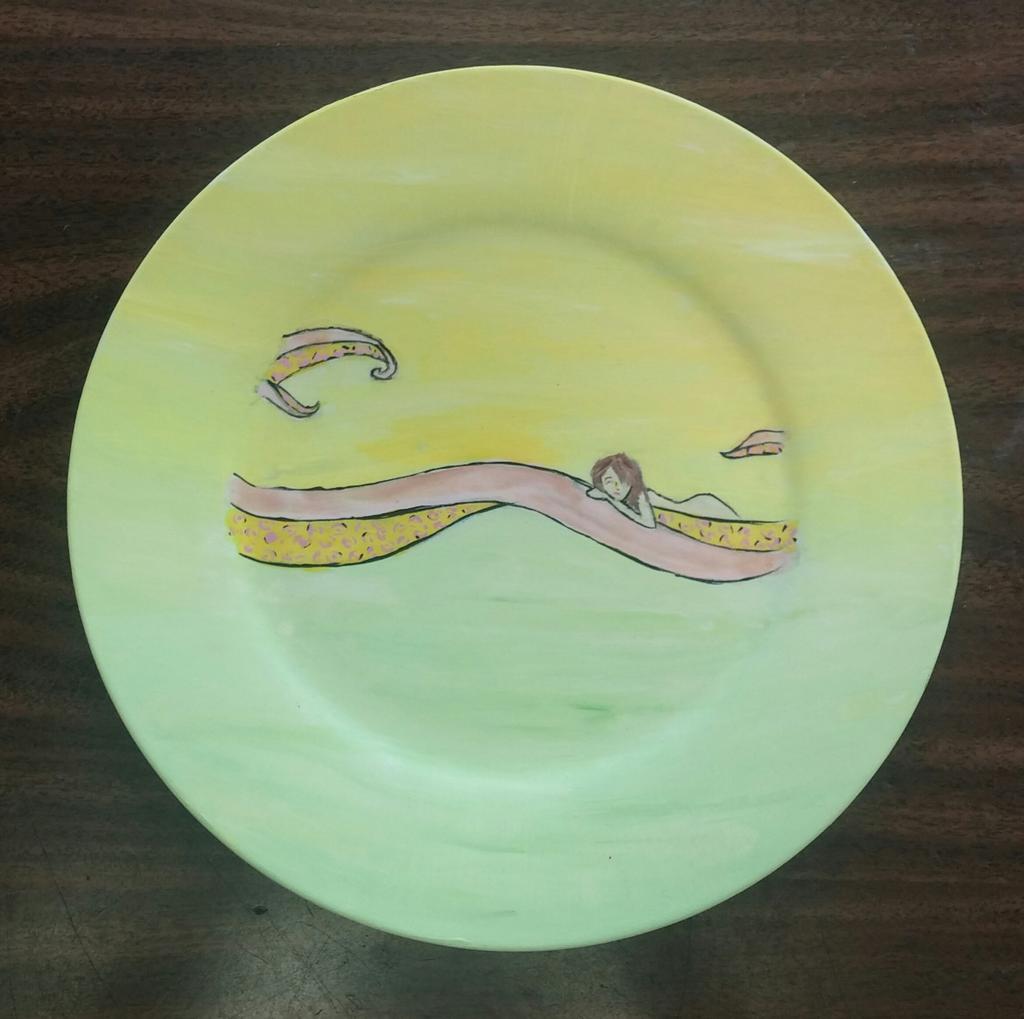 pamelabussey's tweet photo. @AudreyKawasaki two of my HS students designed a dinner plate in your honour-inspired by Judy Chicago's Dinner Party https://t.co/4DLTlEliqS