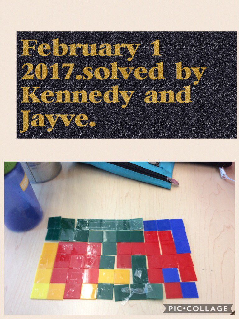 Some great work w pentominoes - great work by Grade 1/2