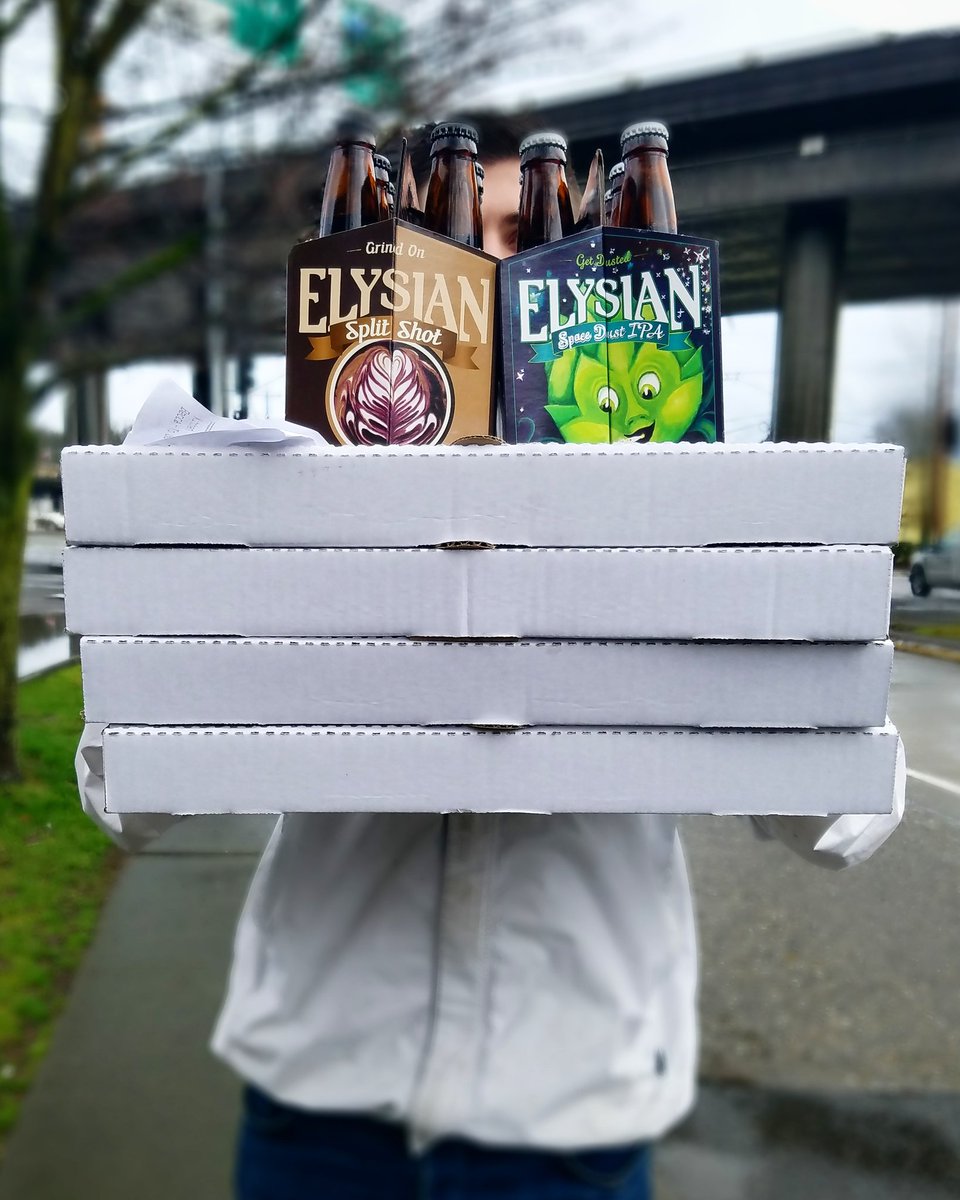 ElysianBrewing's tweet photo. Now this is our kind of holiday - #nationalpizzaday 🍻🍕 https://t.co/9aGtnIoYSq