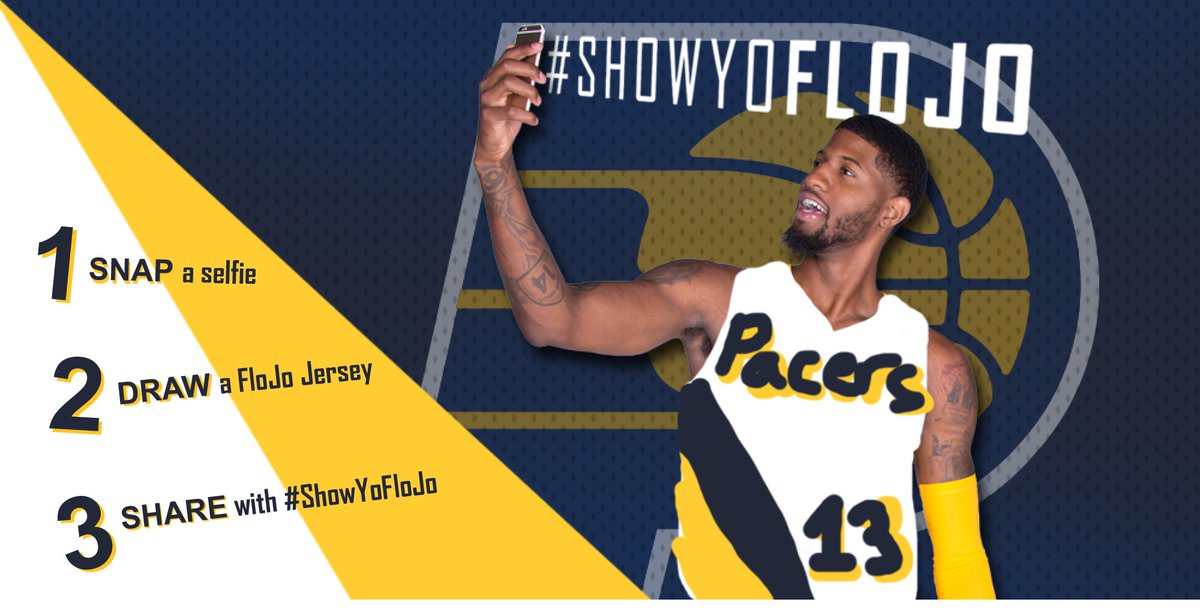 Indiana Pacers on X To celebrate the 90s we want to see your skills. Take a selfie Draw your own Flo Jo jersey Tweet us your creation with ShowYoFloJo