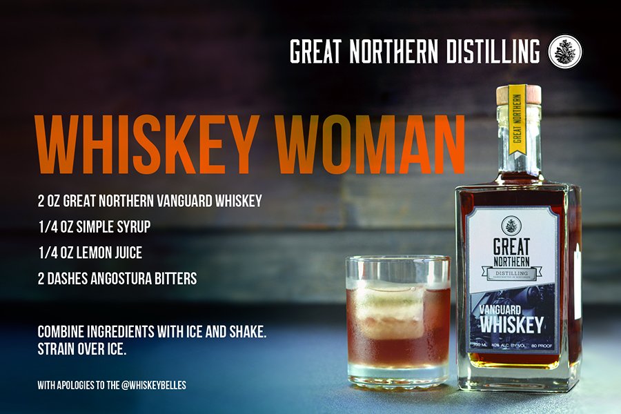 GreatDistilling's tweet photo. We named a cocktail after the @whiskeybelles!  Get it at Woman UP! this Saturday at the WI State Fair Expo Center! https://t.co/X94YEjgurT https://t.co/fGFLn4WlMx
