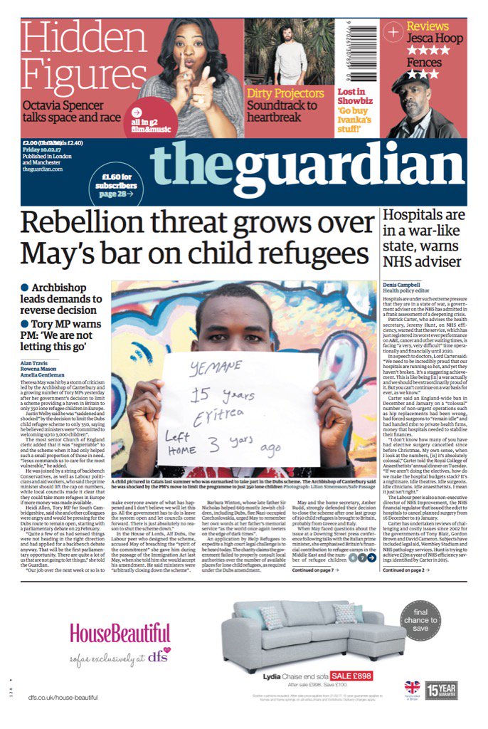 paul__johnson's tweet photo. I'm child refugee.
I fled 3 years ago. 
I was told UK would give me safety.
Now door is shut.
Tomorrow's Guardian https://t.co/Om3Xg9ktGJ