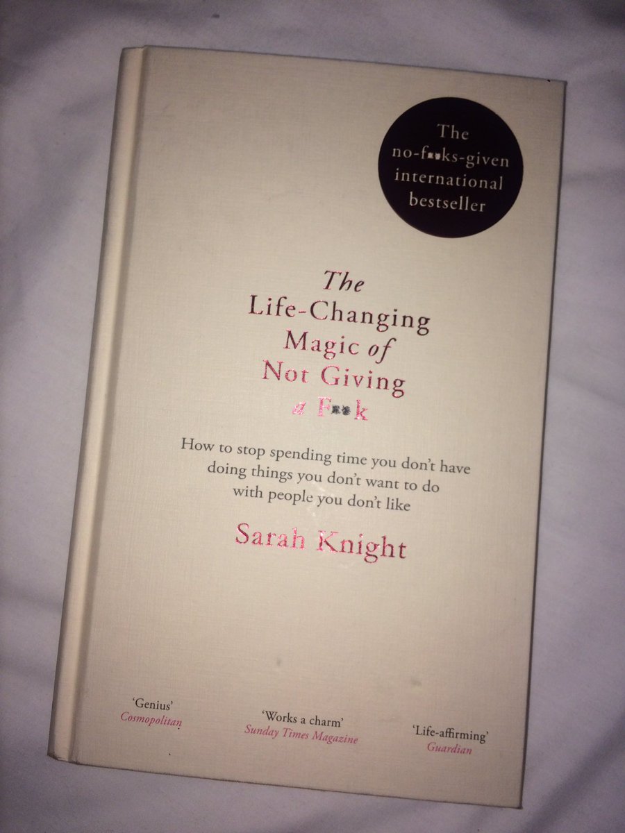 bedtime reading after a long ass day <a href="/MCSnugz/">Sarah Knight</a>
