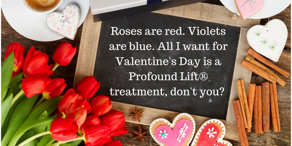ProfoundLift's tweet image. All you need is love, but a little Profound Lift® treatment won’t hurt! #Treatyourself this Valentine’s day.