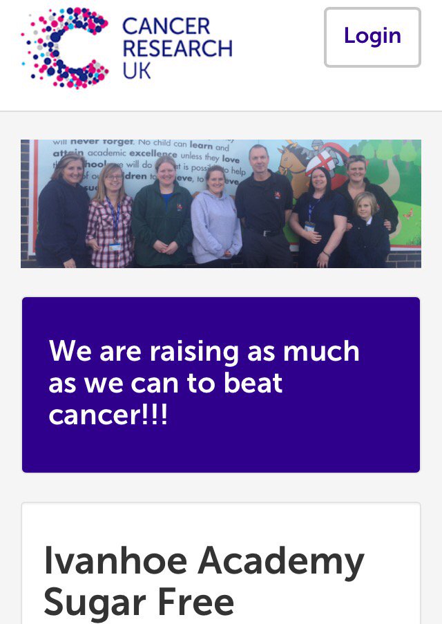 The Ivanhoe team going sugar free in February. Go to ivanhoeschool.co.uk if you would like to support us 👍😀🎂