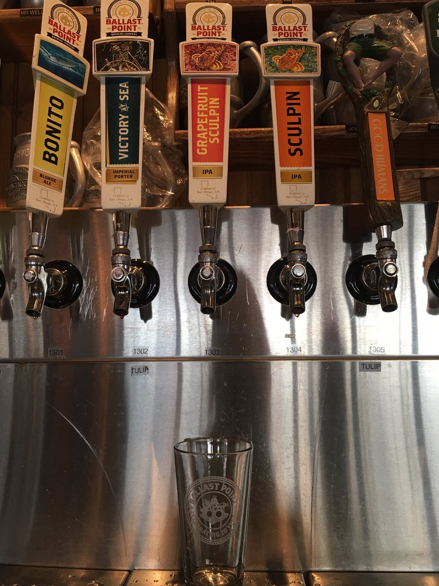 Pint Night!!! Come on in to OC for $6 pint of Ballast Point Grapefruit and keep the glass!!!!