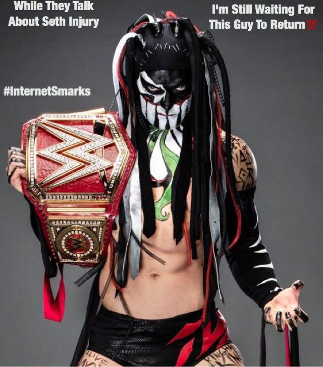 InternetSmarks1's tweet photo. #JustSayin #FinnBalor #DemonKing #FirstUniversalChampion #InternetSmarks #RAW #WhenWillHeReturn https://t.co/Xv3ep7OOr0