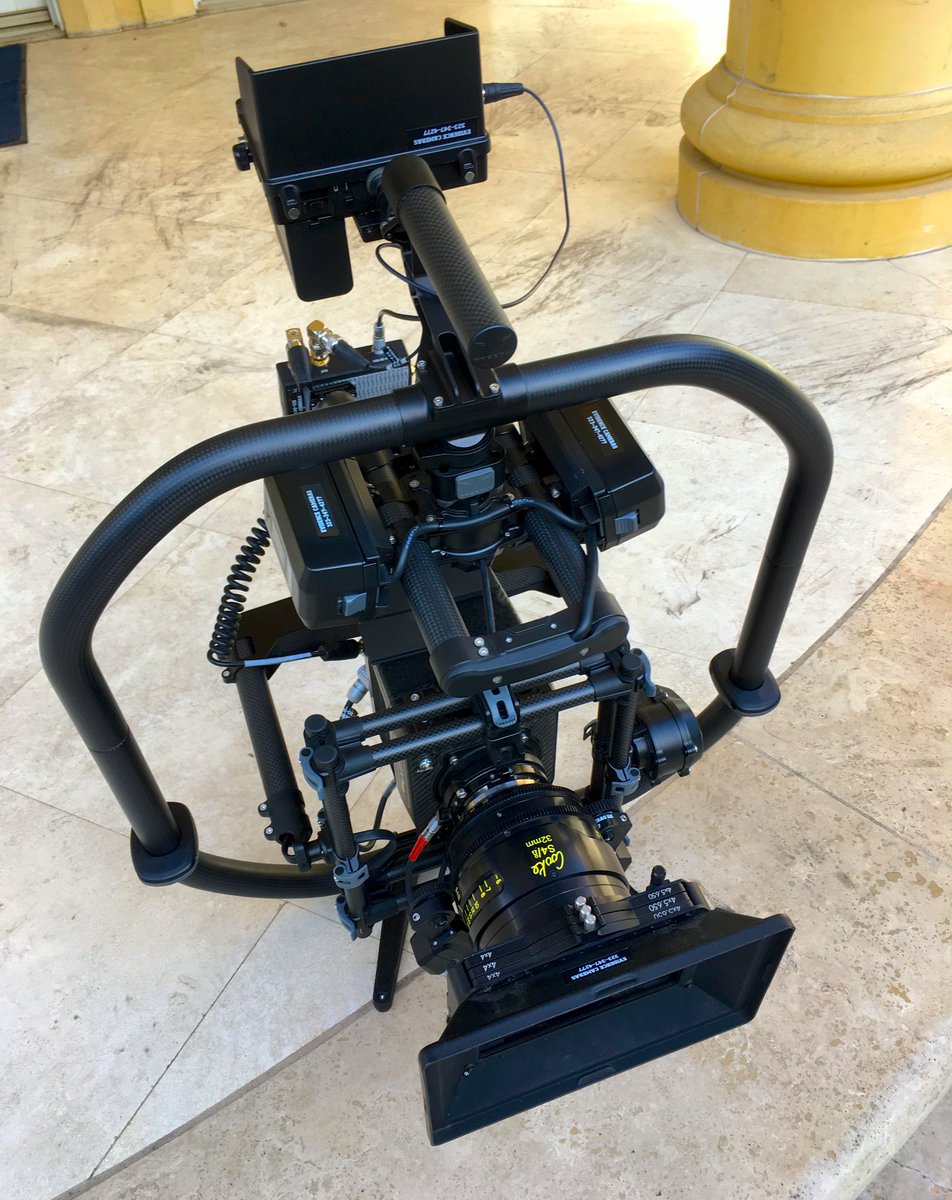 EvidenceCameras's tweet photo. One of our #MoVI units with one of our #Cooke #lenses #onset. https://t.co/zMZp7qnQJZ