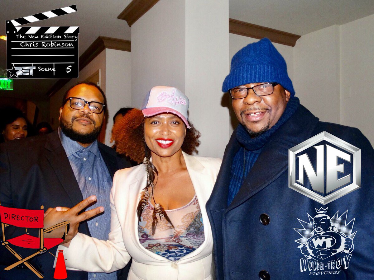 Salutations Chris 🙏🏿🎬🎥! <a href="/robotfilm/">Chris Robinson</a> <a href="/LisaNCarson/">Lisa Nicole Carson</a> <a href="/KingBobbyBrown/">BOBBY BROWN</a> <a href="/NewEditionBET/">#NewEditionBET</a> <a href="/WOODY_THEGREAT/">Woody McClain</a> <a href="/lisa_lisa24108/">Lady S.</a> @phylyphyl <a href="/Kimmberellah/">Kim Ratcliff</a> #ne