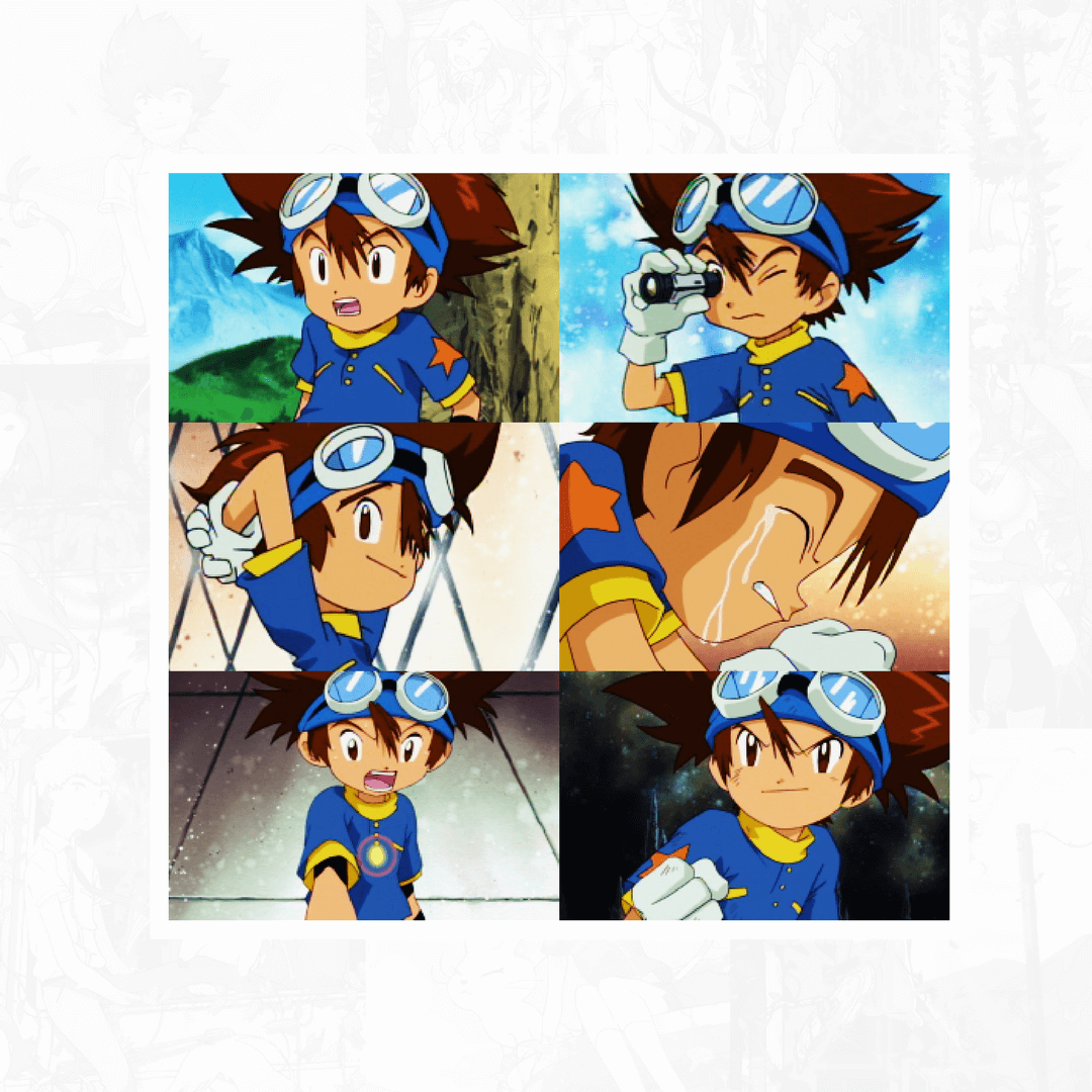 DigimonC's tweet photo. Taichi Yagami, never gave up, he always gave everything of himself 💪🏻 https://t.co/VoZqP9v49A