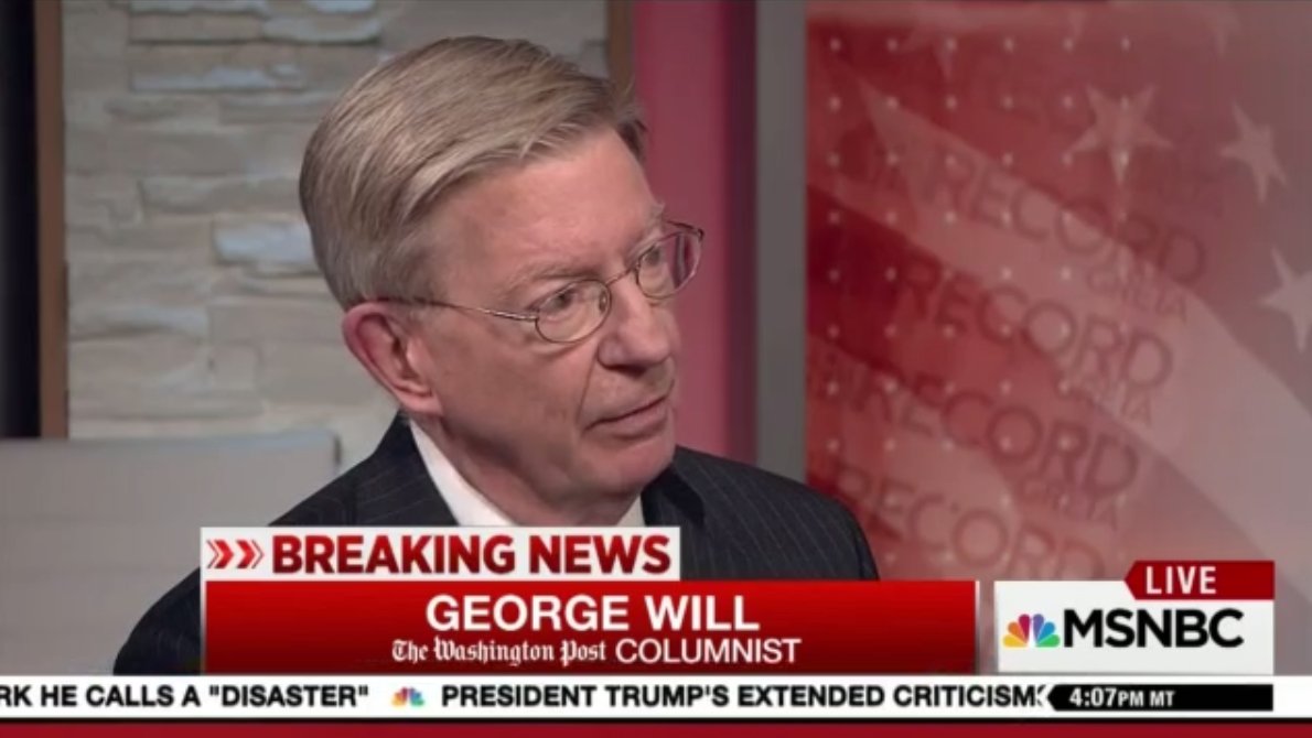 Guess where #NeverTrump loser George Will ended up?